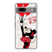 Чехол Disney Mouse Google Pixel 7A (PREMIUMPrint) (Heart Minni)