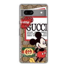 Чехол Disney Mouse Google Pixel 7A (PREMIUMPrint) (Стильный Микки)