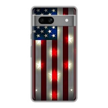 Чохол Прапор USA для Google Pixel 7A (Прапор США 2)