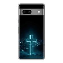 Християнські Чохли для Google Pixel 7A (AlphaPrint) (Хрест і місто)