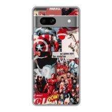 Чехол МАРВЕЛ для Гугл Пиксель 7А (AlphaPrint)