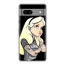 Чохол з друком для Google Pixel 7A - (Мода) (AlphaPrint) (Дівчина в тату)