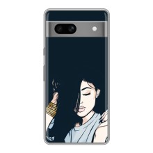 Чохол з друком для Google Pixel 7A - (Мода) (AlphaPrint) (Гарна дівчина)