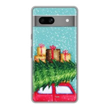 Чохол новорічна ялинка на Google Pixel 7A (Новорічний настрій)