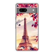 Чохол Ейфелева Вежа Google Pixel 7A - (AlphaPrint) (Ейфелева Вежа)