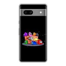 Чохли Амонг Ас для Google Pixel 7A (AlphaPrint) (Амонг-ас)