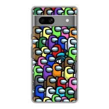 Чохли Амонг Ас для Google Pixel 7A (AlphaPrint) (Убитий)