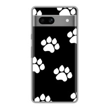 Бампер для Google Pixel 7A с картинкой "Песики" – Следы собак