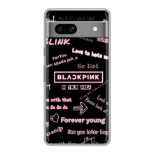 Чехол с музыкальной группой для Google Pixel 7A (BLACKPINK)