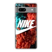 Чохол для Google Pixel 7A - з принтом Найк (AlphaPrint) (Димчастий найк)