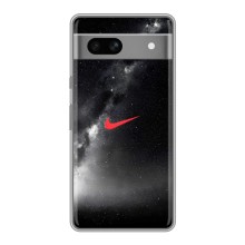 Чохол для Google Pixel 7A - з принтом Найк (AlphaPrint) (Найк червоний)