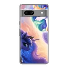 Чохол для Гоогле Піксел 7А - (Єдинорожки - Новинки) (AlphaPrint) (Єдинорожки)
