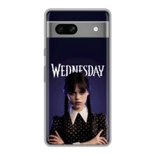 Силиконовый чехол с картинкой для Google Pixel 7A (Wednesday)