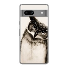 Чохол з пташками на Google Pixel 7A (VPrint) (Сова)