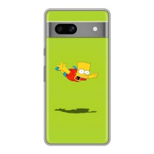 Чjхол з Сімпсонами для Google Pixel 7A (VPrint) (Барт Сімпсон)