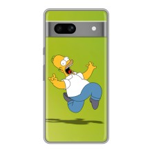 Чjхол з Сімпсонами для Google Pixel 7A (VPrint) (Гомер Сімпсон)