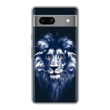 Чохол з картинкою ЛЕВ для Google Pixel 7A (VPrint) (Синій Лев)