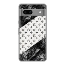 Чохол Стиль Louis Vuitton на Google Pixel 7A (LV на білому)