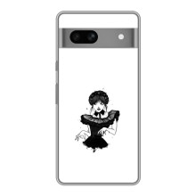 Чохли Венсдей на Google Pixel 7A Уенсдей (AlphaPrint) (танець Венздей)
