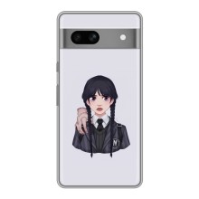 Чохли Венсдей на Google Pixel 7A Уенсдей (AlphaPrint) (Венздей і Річ)