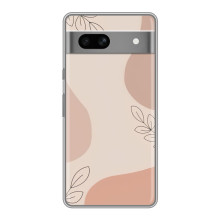 Чохол квітковий дизайн для Google Pixel 7A – Кориневий фон