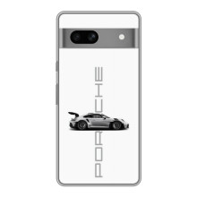 Чохол з авто Порше для Google Pixel 7A – білий порше