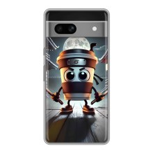 Чохол з мемом Тралалело тралала на Google Pixel 7A (Капучіно асасіно)
