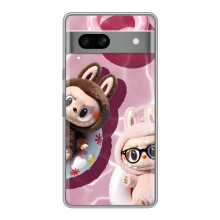 Чехол с Лабубу на Google Pixel 7A – Игрушка Лабубу