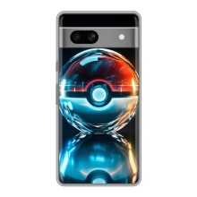 Чохол з Пікачу на Google Pixel 7A (М'яч Пікачу)