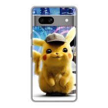 Чохол з Пікачу на Google Pixel 7A (Пікачу в місті)