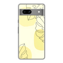 Силиконовый чехол с принтом в цветах на Google Pixel 7A