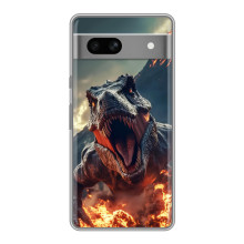 Чехол с картинкой «Хищники» для Google Pixel 7A – Динозавр