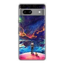 Космічні Чохли для Гоогле Піксел 7А (VPrint) (Вид Галактики)