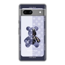 Крутые Чехлы Луи Виттон для Google Pixel 7A (AlphaPrint) (Медвежонок LV)