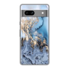 Мраморний чехол на Google Pixel 7A (VPrint) (Ніжний мрамор)