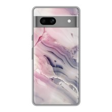 Мраморний чехол на Google Pixel 7A (VPrint) (Пурпурний Мрамор)