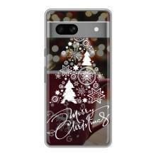 Різдвяні Чохли для Google Pixel 7A (VPrint) (Ялинка яскрава)
