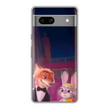 Силіконовий чохол з принтом Зоотрополіс для Google Pixel 7A – Головні герої