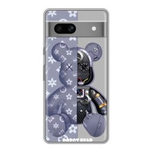 Силиконовый чехол для Google Pixel 7A – Медведь Louis Vuitton