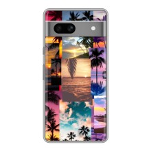 Силіконовий чохол з КАРТИНКАМИ літо для Google Pixel 7A (AlphaPrint) (Літня відпустка)