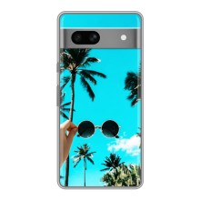 Силіконовий чохол з КАРТИНКАМИ літо для Google Pixel 7A (AlphaPrint) (Погляд літо)