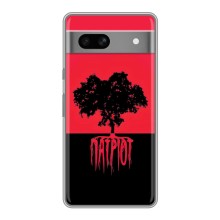 Украинские Чехлы для Google Pixel 7A с картинкой УПА (AlphaPrint) (Патріот)