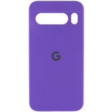 Чехол Silicone Cover Lakshmi Full Camera (AAA) with Logo для Google Pixel 8 Pro – Фиолетовый