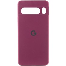 Чохол Silicone Cover Lakshmi Full Camera (AAA) with Logo для Google Pixel 8 Pro – Бордовий