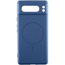 Чохол Silicone Cover Lakshmi Full Camera (AA) with MagFit для Google Pixel 8 Pro – Синій