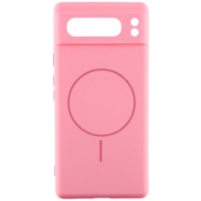 Чохол Silicone Cover Lakshmi Full Camera (AA) with MagFit для Google Pixel 8 Pro – Рожевий