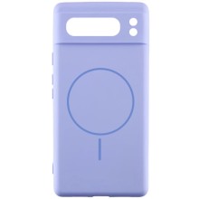 Чохол Silicone Cover Lakshmi Full Camera (AA) with MagFit для Google Pixel 8 Pro – Бузковий
