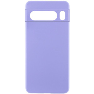 Чохол Silicone Cover Lakshmi Full Camera (AAA) для Google Pixel 8 Pro (Бузковий)