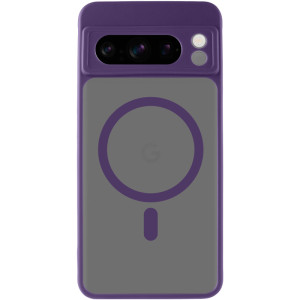 Чехол TPU Bloom with Magnetic Fit для Google Pixel 8 Pro – Фиолетовый