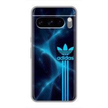 Чохли Адидас для Google Pixel 8 Pro (AlphaPrint) (Синій Адідас)